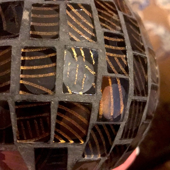 Mosaic Candle Holder - Picture 2 of 5